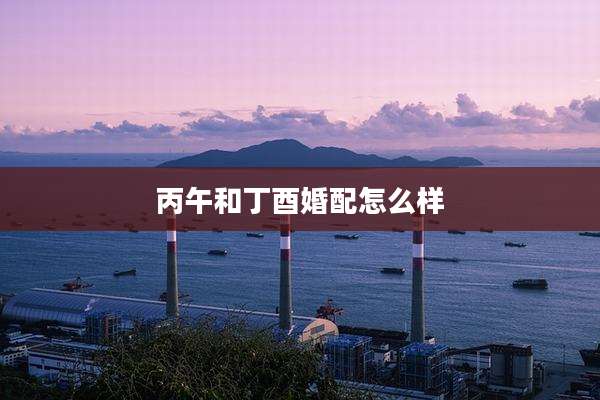 丙午和丁酉婚配怎么样