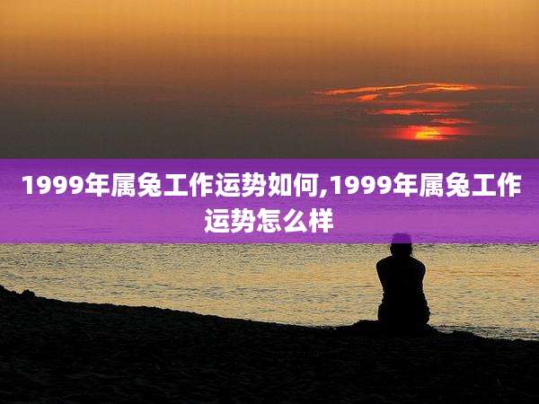 1999年属兔工作运势如何,1999年属兔工作运势怎么样