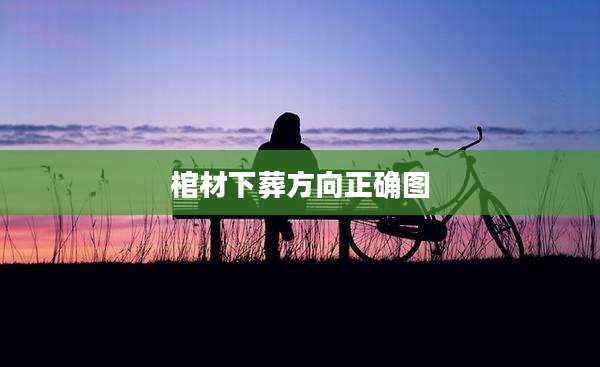 棺材下葬方向正确图