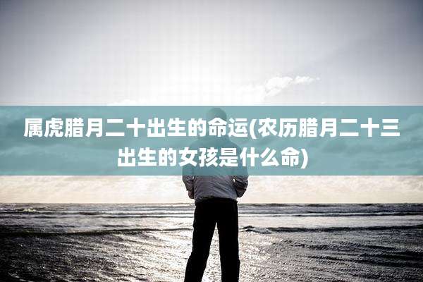 属虎腊月二十出生的命运(农历腊月二十三出生的女孩是什么命)