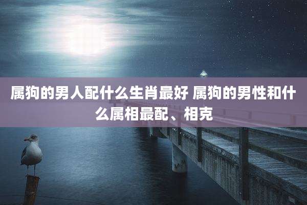 属狗的男人配什么生肖最好 属狗的男性和什么属相最配、相克