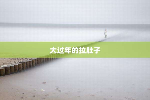 大过年的拉肚子