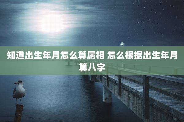 知道出生年月怎么算属相 怎么根据出生年月算八字