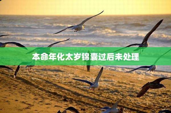 本命年化太岁锦囊过后未处理