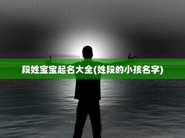 段姓宝宝起名大全(姓段的小孩名字)