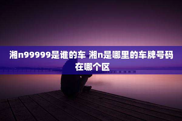 湘n99999是谁的车 湘n是哪里的车牌号码 在哪个区