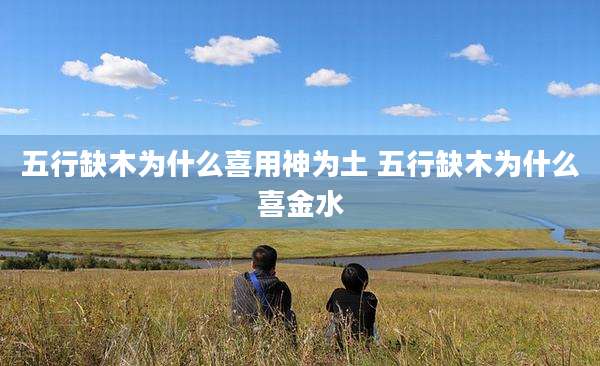 五行缺木为什么喜用神为土 五行缺木为什么喜金水