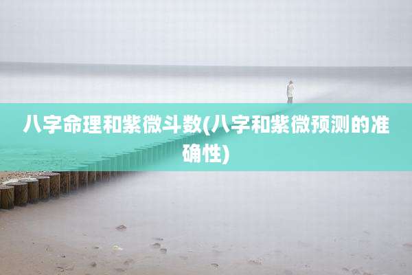 八字命理和紫微斗数(八字和紫微预测的准确性)