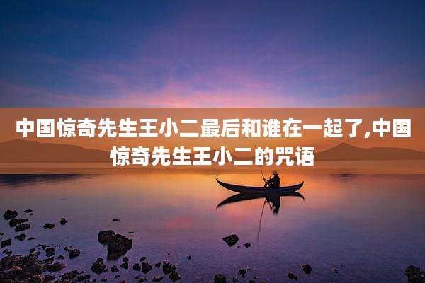 中国惊奇先生王小二最后和谁在一起了,中国惊奇先生王小二的咒语