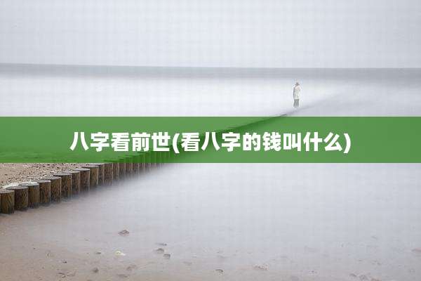 八字看前世(看八字的钱叫什么)