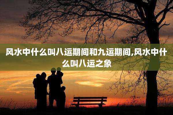 风水中什么叫八运期间和九运期间,风水中什么叫八运之象