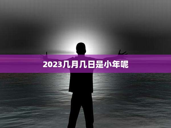 2023几月几日是小年呢
