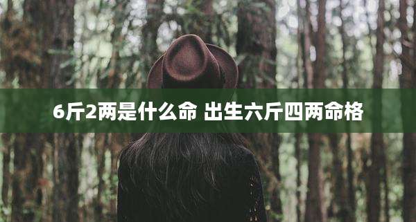 6斤2两是什么命 出生六斤四两命格