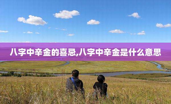八字中辛金的喜忌,八字中辛金是什么意思
