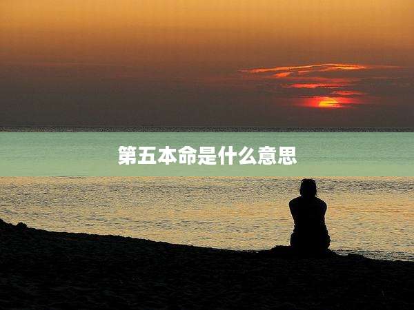 第五本命是什么意思