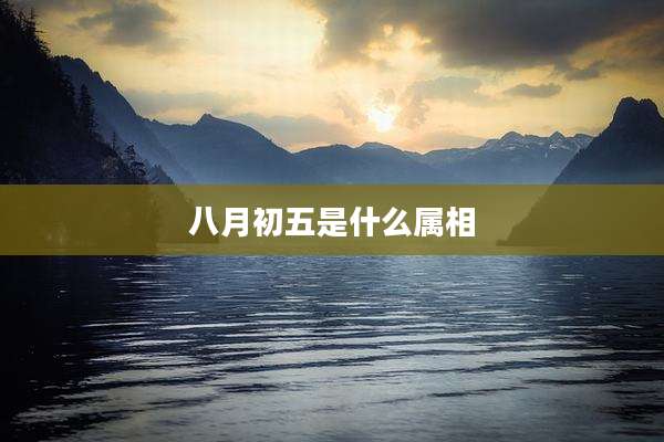 八月初五是什么属相