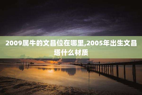 2009属牛的文昌位在哪里,2005年出生文昌塔什么材质