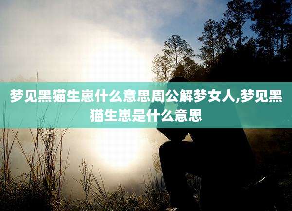 梦见黑猫生崽什么意思周公解梦女人,梦见黑猫生崽是什么意思