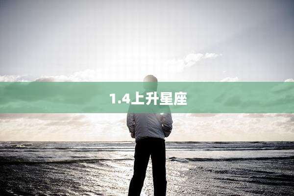 1.4上升星座
