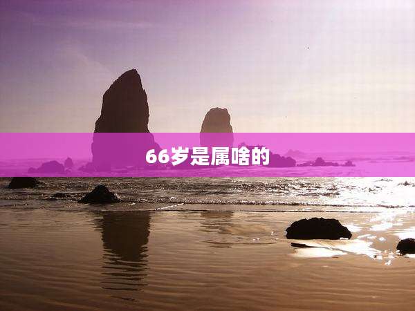 66岁是属啥的