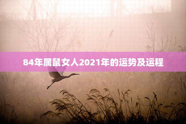 84年属鼠女人2021年的运势及运程
