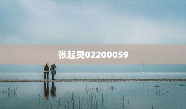 张起灵02200059