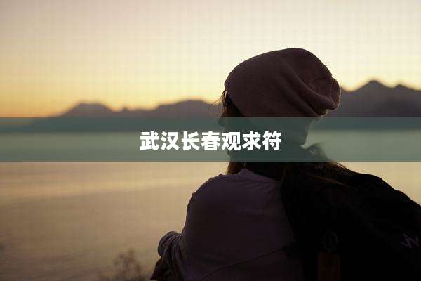 武汉长春观求符