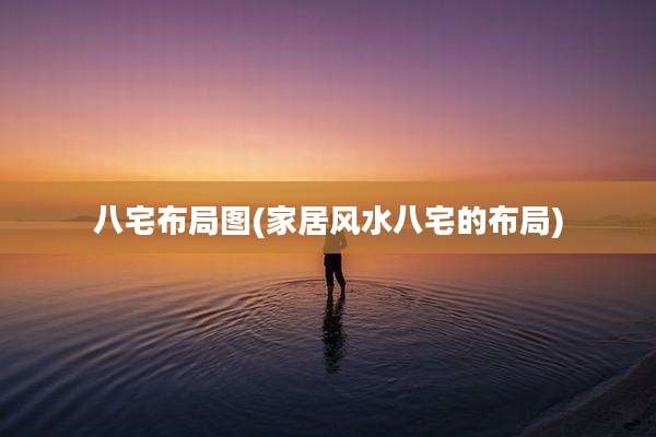八宅布局图(家居风水八宅的布局)