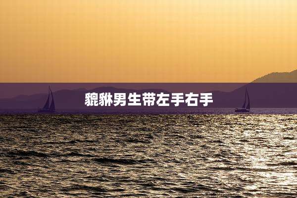 貔貅男生带左手右手