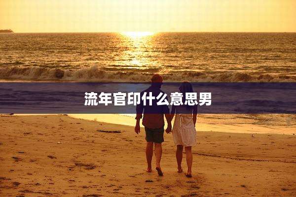 流年官印什么意思男