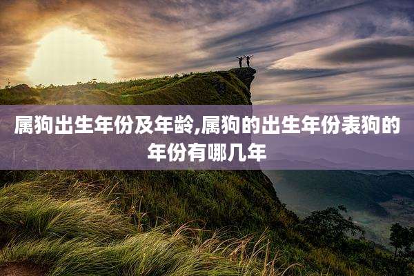 属狗出生年份及年龄,属狗的出生年份表狗的年份有哪几年