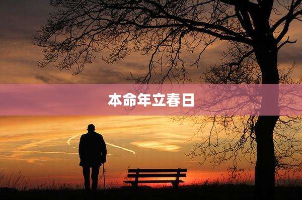 本命年立春日