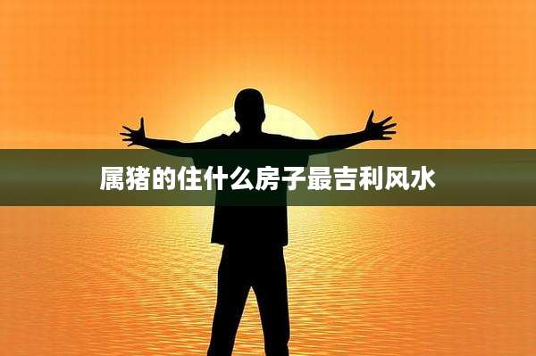 属猪的住什么房子最吉利风水