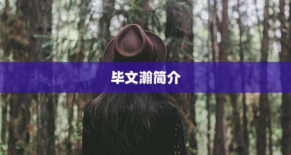 毕文瀚简介