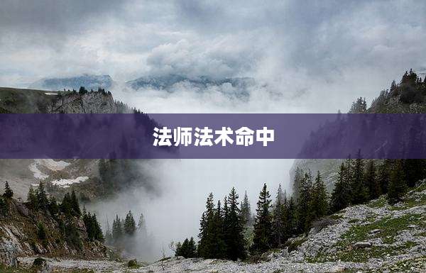 法师法术命中