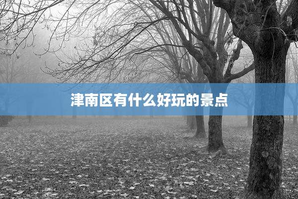 津南区有什么好玩的景点