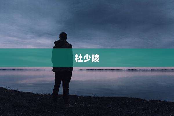 杜少陵