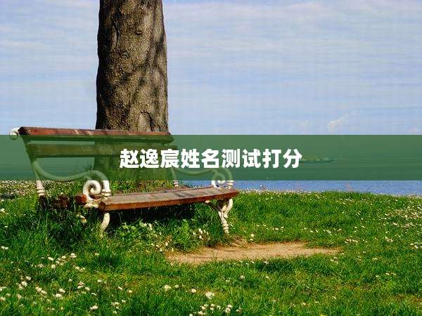 赵逸宸姓名测试打分