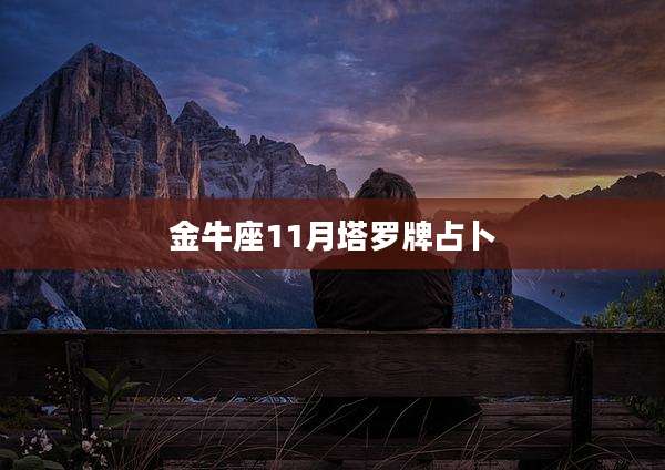 金牛座11月塔罗牌占卜