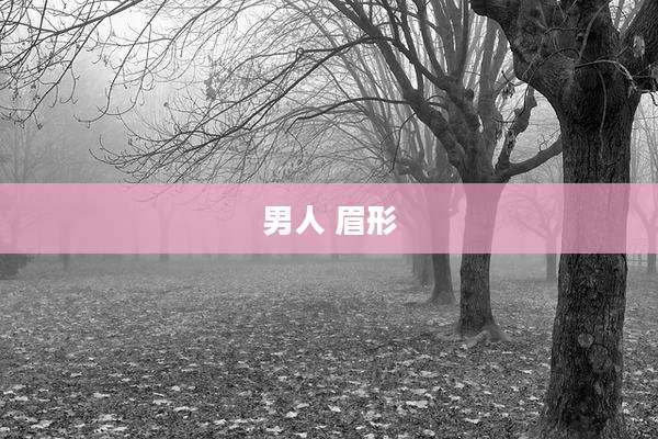 男人 眉形