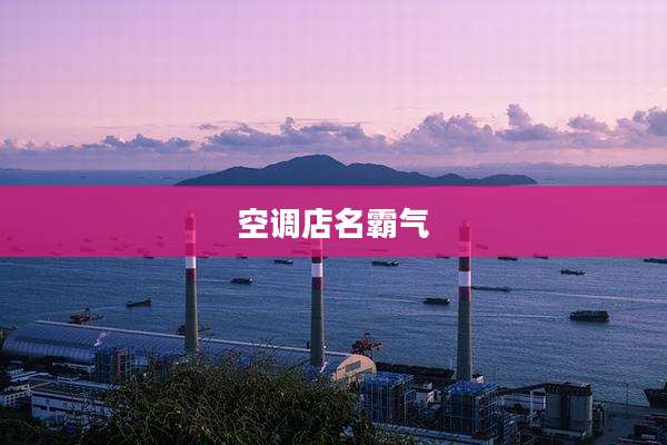 空调店名霸气