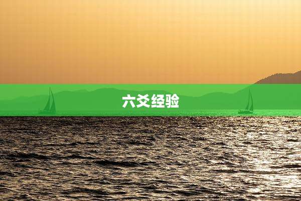 六爻经验