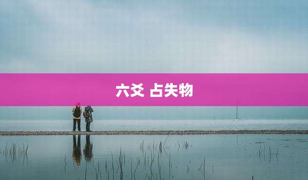 六爻 占失物
