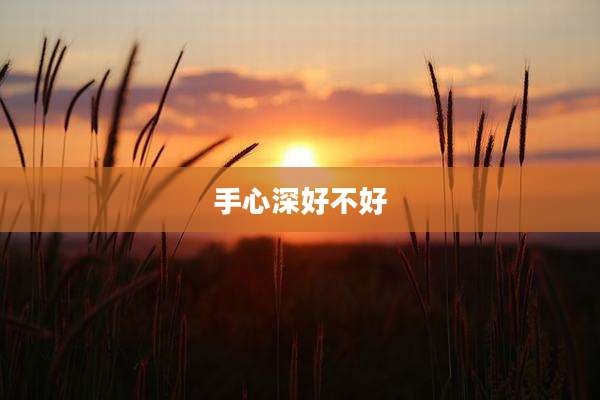 手心深好不好