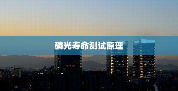 磷光寿命测试原理