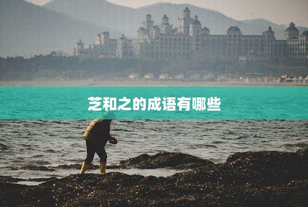 芝和之的成语有哪些