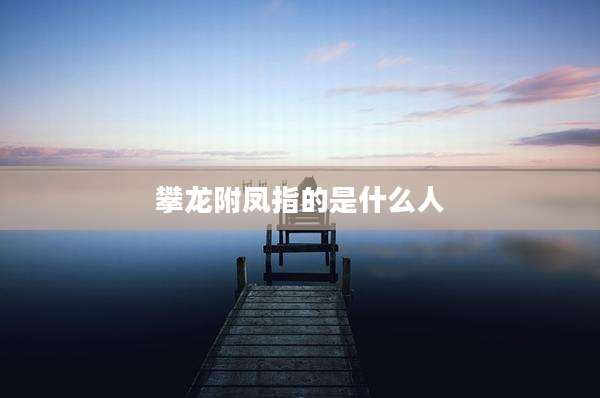 攀龙附凤指的是什么人