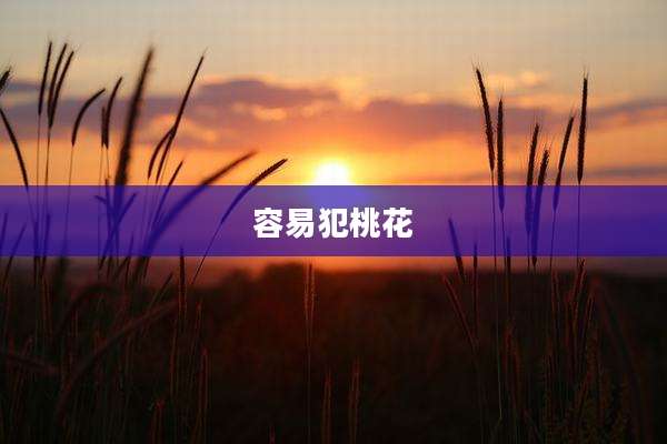 容易犯桃花