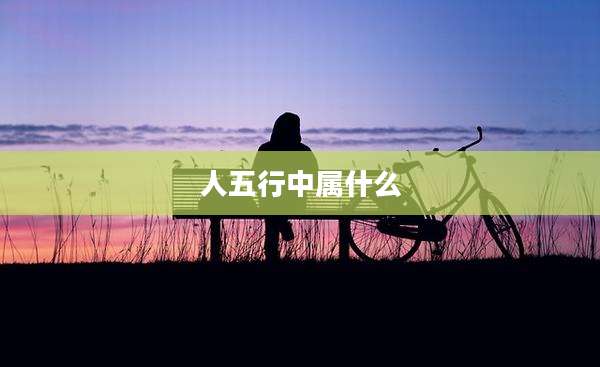 人五行中属什么