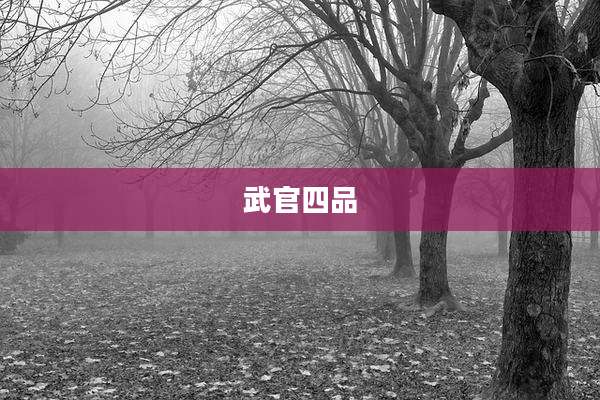 武官四品